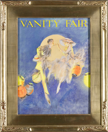 Couple Sitting Among Lanterns, Cover for Vanity Fair