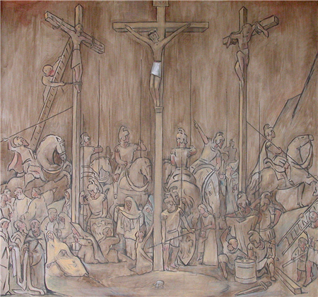 Calvary with Three Crosses (The Crucification of Christ)