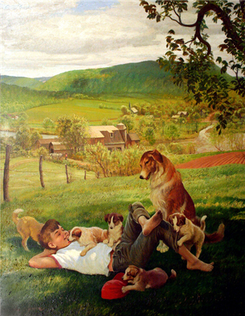 Watching Her Kids