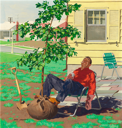 Shade Tree, Saturday Evening Post Cover