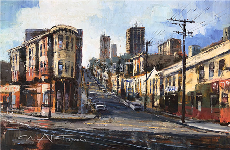 OLD FUGAZI BUILDING at Montgomery/Columbus - San Francisco - Image 1 of 2