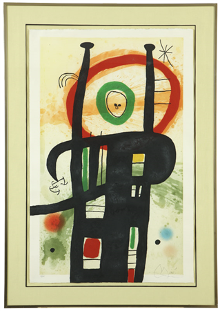 Joan Miro (1893-1983 Spanish)
"Le Grand Ordinateur"
Sold: $20,400