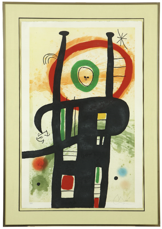 Joan Miro (1893-1983 Spanish)
"Le Grand Ordinateur"
Sold: $20,400