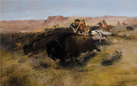 BUFFALO HUNT #7 BY CM RUSSELL
$1,425,000 SOLD