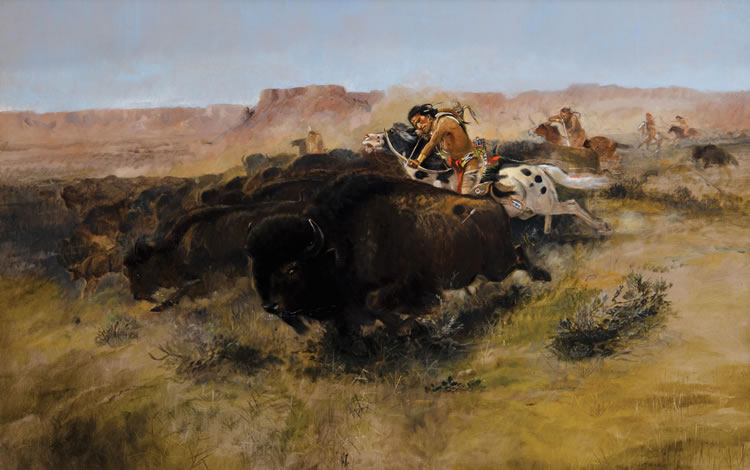 BUFFALO HUNT #7 BY CM RUSSELL
$1,425,000 SOLD