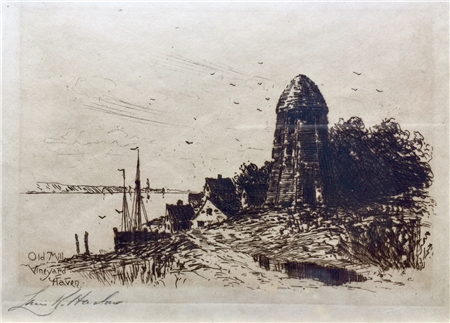 Martha's Vineyard pair of early etchings - Image 1 of 3