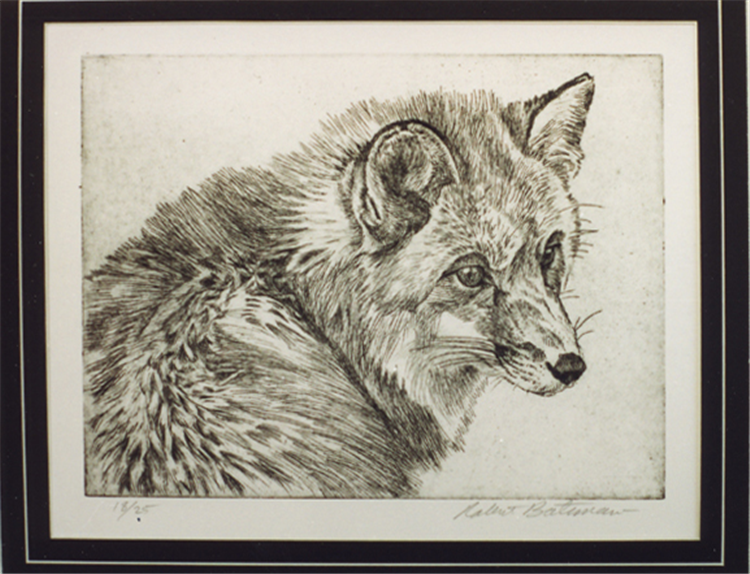 Wildlife Etchings Set of 5 - Image 2 of 4