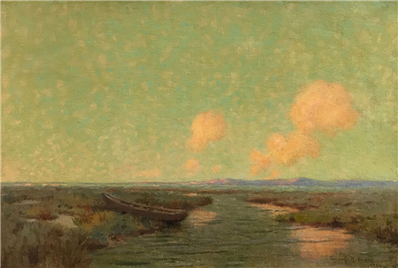 Golden Sunset on the Marsh