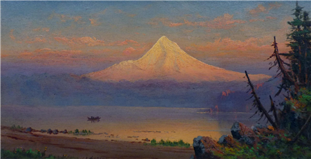 Mt Hood at Sunset 1883