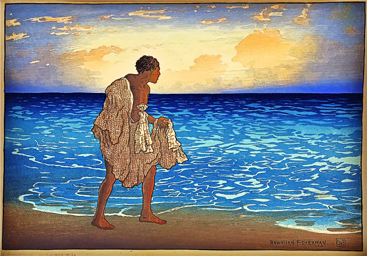 Charles William Bartlett "The Hawaiian Fisherman"