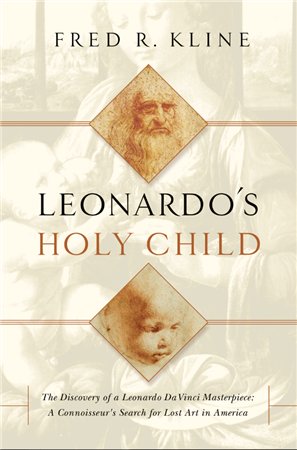 Leonardo da Vinci, "Holy Child"-Book jacket for "Leonardo's Holy Child" by Fred R. Kline