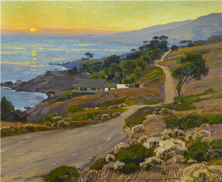 William Wendt (American, 1865-1946)
Old Coast Road
oil on canvas
Painted circa 1916
Sold for $1,565,000 (inc. premium)
