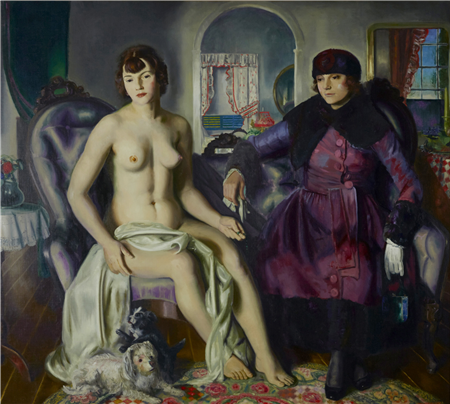 George Bellows (American, 1882-1925)
Two Women
oil on canvas
59 1/4 x 65 1/2in
Painted in 1924.
Sold for $1,265,000 (inc. premium)