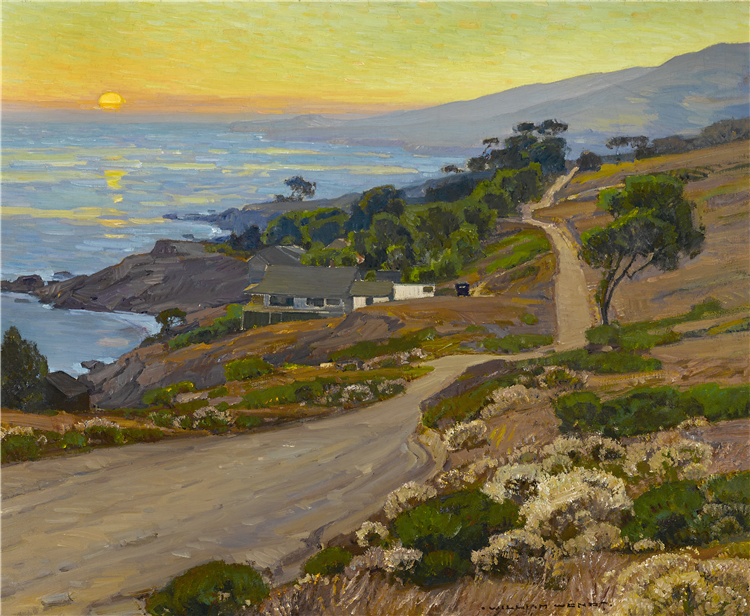 William Wendt (American, 1865-1946)
Old Coast Road
oil on canvas
Painted circa 1916
Sold for $1,565,000 (inc. premium)