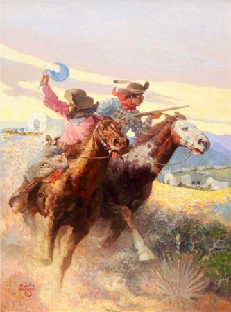 Two Cowboys - Image 1 of 2