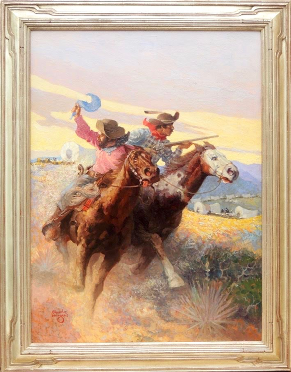 Two Cowboys - Image 2 of 2