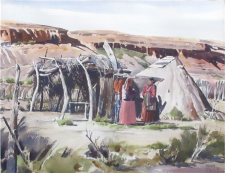 Navajo Adobes - Image 1 of 2