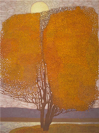 Autumn Evening Cottonwood