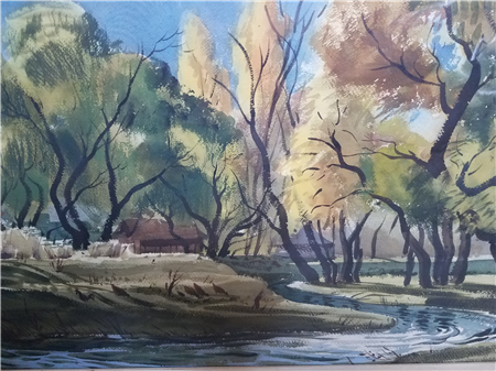 Chickens by the River