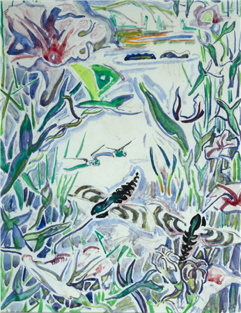 Walter Anderson (1903 - 1965) "Magenta Convovulus"