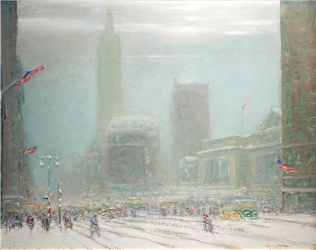 Fifth Avenue in Winter ~ The New York City Public Library - Image 1 of 3