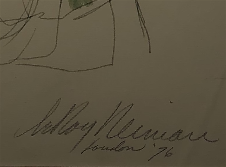 Leroy Neiman ORIGINAL Harness Racing Driver "John Langdon" - Image 3 of 3