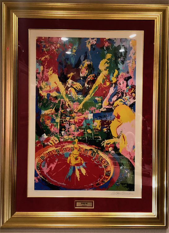 Leroy Neiman "The Green Table" - Image 2 of 2
