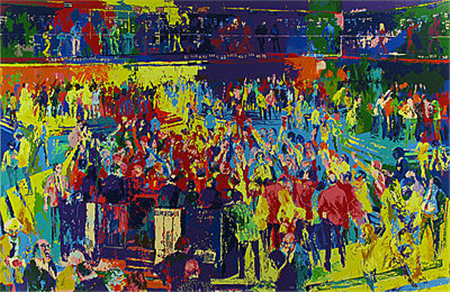 Leroy Neiman Serigraph "Chicago Board of Trade"