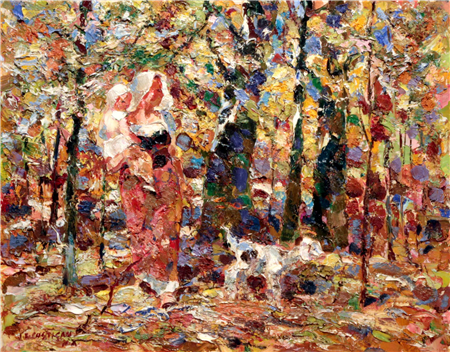 Figures in a Woodland - Image 1 of 3
