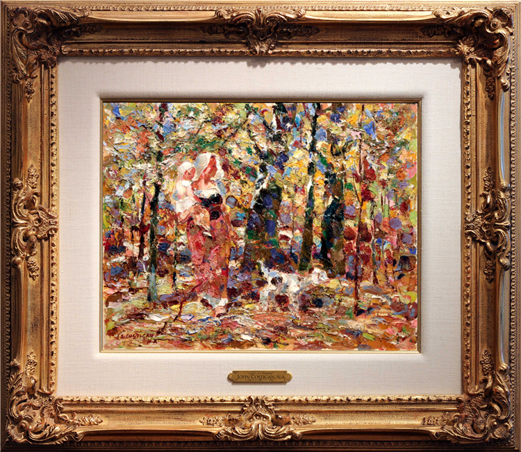 Figures in a Woodland - Image 2 of 3
