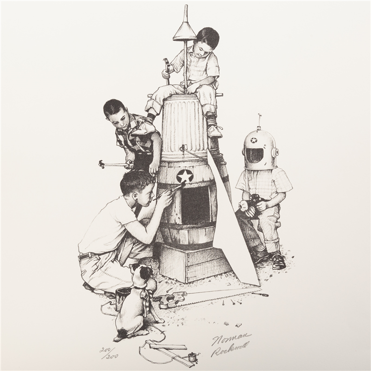 "Rocket Ship" - Image 2 of 4