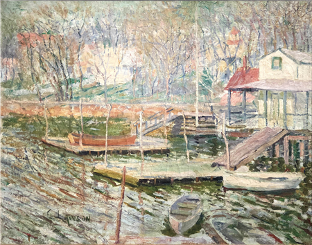 Boat House, Harlem River, New York - Image 1 of 3
