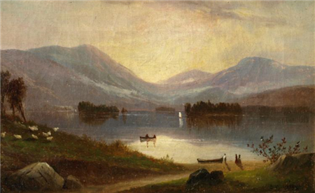 Sunrise on Lake George, New York