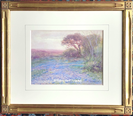 Bluebonnets on the Hillside