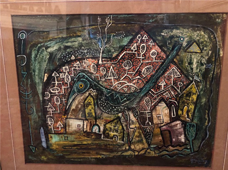 Bird Near the Foothills 1947 - Image 1 of 4