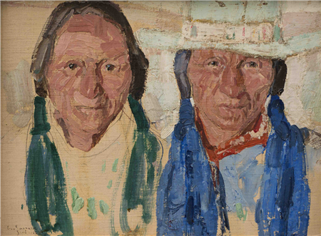 Leon Gaspard (1882-1964)
"Two Zuni"