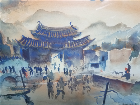 Marco Polo Gate At Mangsze