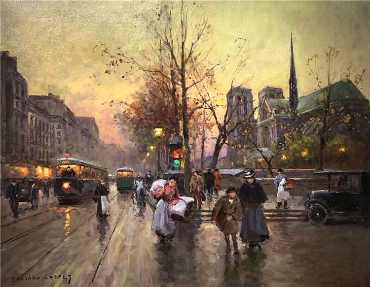 Quai de la Seine, Notre Dame aux Printemps - Image 2 of 2