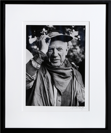 Picasso a la Feria, revetu des habits de la Pena de Logrono - Nimes, 1959