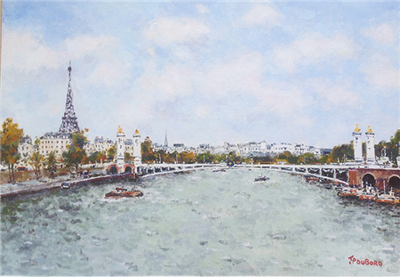 La Seine et tour Effel - Image 1 of 2