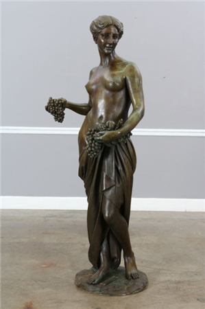 Life Size Bronze of Goddess Pomona - Image 1 of 4