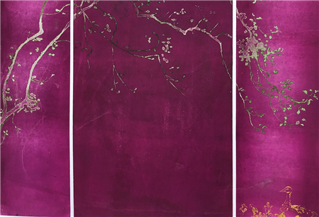 Plum Tree Triptych