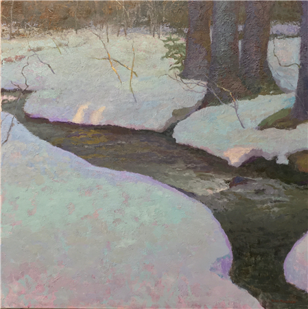 "Winter's Snow Melt"----Thomas Moran Award
