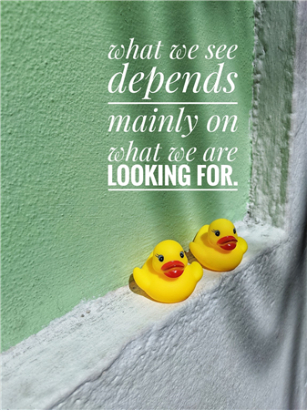 What We See Depends Mainly On What We Are Looking For - Image 1 of 4