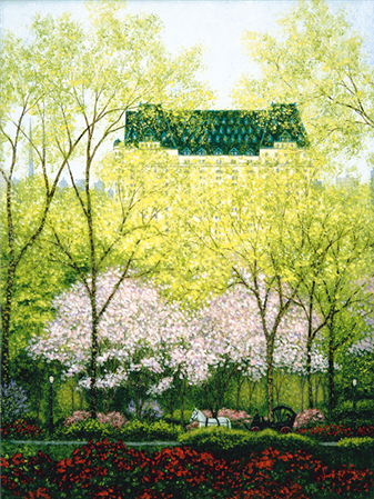 The Plaza Hotel. Spring