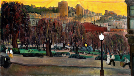 "In the Gloaming" Washington Square Park, San Francisco