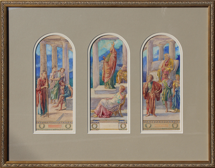 Studies for Windows at St. Paul’s Chapel, Columbia University - Image 2 of 2
