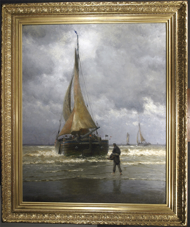 On the Coast of Holland, Fishing Boat Ready for Sea - Image 2 of 4