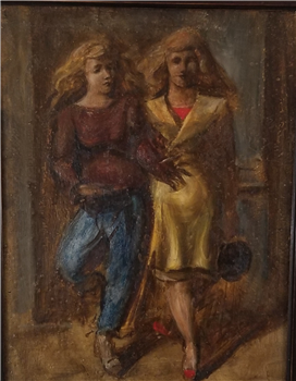 Two Women Walking - Image 1 of 2