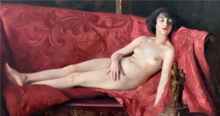 Nude on Divan - Image 2 of 3